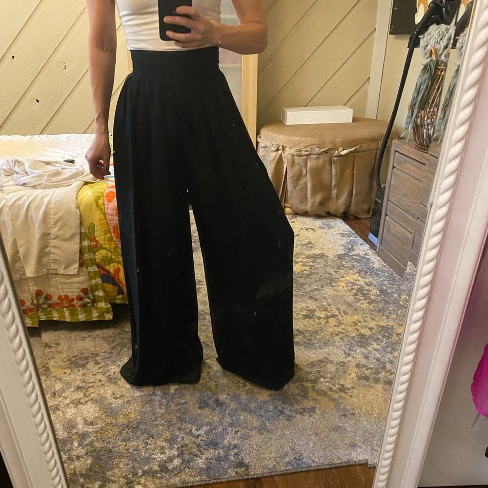 Carmen Marc Valvo Silk Pants - Picture 3 of 12